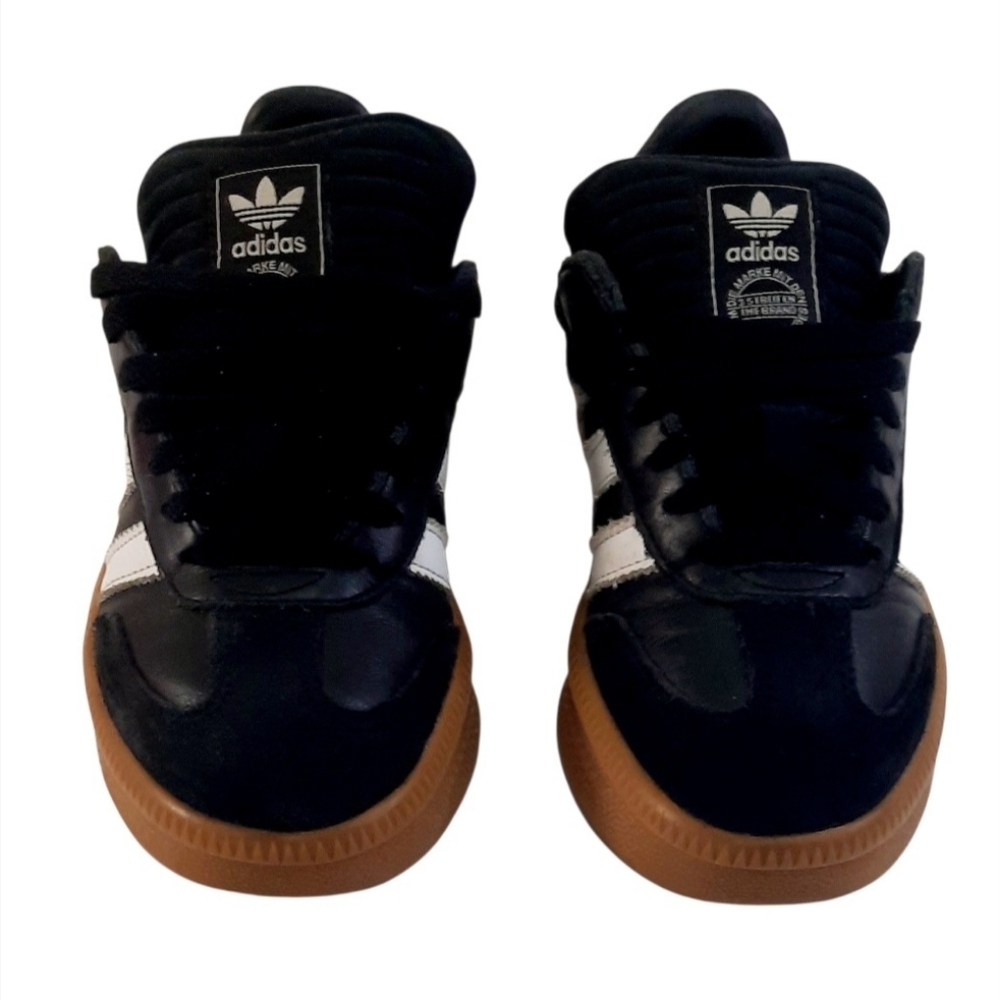 Kids adidas Originals Samba XLG Black White Gum Platform Casual IE1379 - Picture 3 of 5